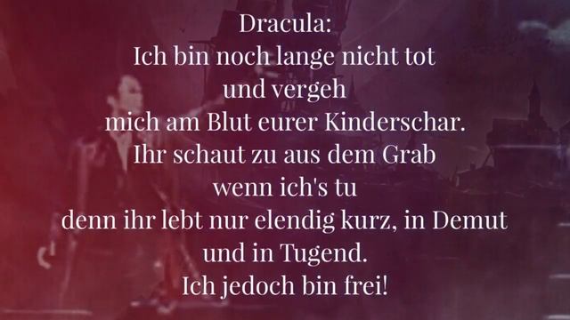 Zu Ende (w/lyrics - German) from “Dracula – das Musical” ~ Mr. Thomas Borchert & Mr. Uwe Kröger смотреть онлайн