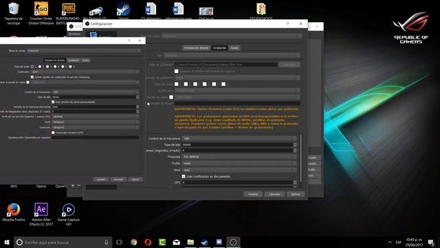 Configuracion de OBS para 1920x1080 en 60FPS | Tarjeta de Video NVIDIA Configuracion para ElgatoHD6 смотреть онлайн