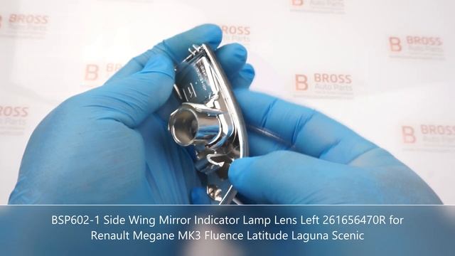 BSP602-1 Side Mirror Indicator Lamp Lens Left for Renault Megane MK3 Fluence Latitude Laguna Scenic смотреть онлайн