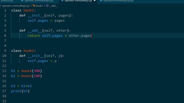 Operator overloading polymorphism in python смотреть онлайн