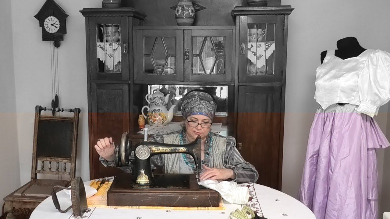 Шьем батистовые старинные панталоны с защипами и складочками | Винтажное белье смотреть онлайн