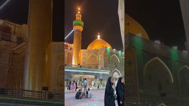 Holy shrine of Amir al-mu'minin Hazrat Imam Ali (as) Najaf Ashraf Iraq #shakirnajafi смотреть онлайн