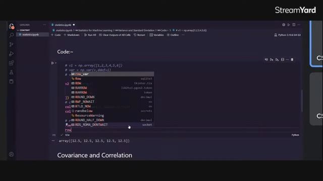 Introduction to ML | Basic Statistics for Machine Learning смотреть онлайн