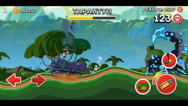 БОСС ТАРАНТУЛ против ВСЕХ 23 ТАНКОВ в игре Hills of Steel смотреть онлайн