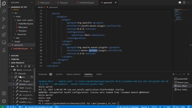How To: Generate Javadocs for JavaFX project using VSCode and Maven смотреть онлайн
