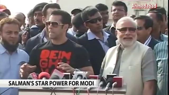 Salman flies kites with Modi, praises him, but no clear endorsement смотреть онлайн