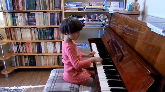 Марианна Лемешкина. 4 года 8 месяцев. А.Гедике "Этюд" смотреть онлайн