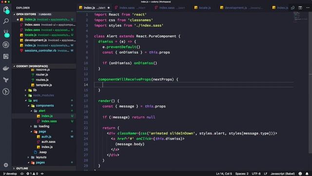 React Intermediate: Adding Dismiss Function to Alert - [011] смотреть онлайн