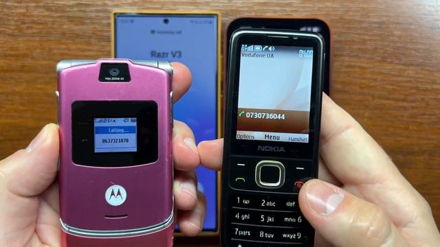 Motorola RAZR v3 vs Nokia 6700 vs iPhone 14PM vs Samsung S23 Ultra Incoming Calls & Outgoing Calls смотреть онлайн