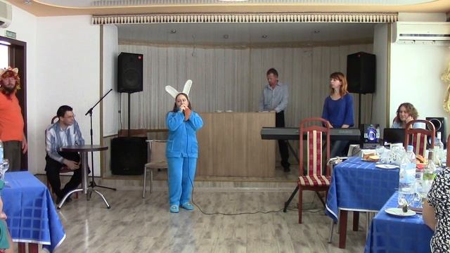 Темрюк. Праздник в ресторане "Лакомка". Басня "Заяц во хмелю". 5 05 2017 смотреть онлайн