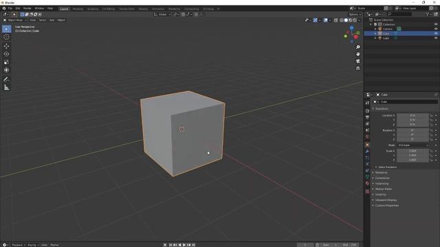 Урок как сделать BOX или квадрат в Blender 3D смотреть онлайн