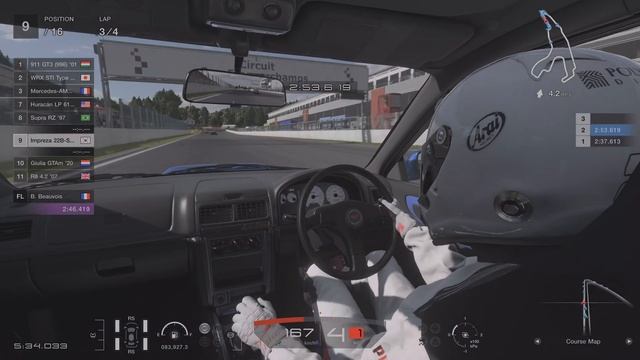 [4K] GT7 - Subaru IMPREZA Sport Coupe 1998 using Manual Transmission with Clutch Pedal смотреть онлайн
