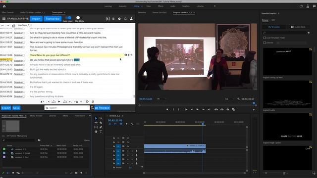 Importing SRT Files and Formatting the Subtitles in Premiere Pro 2020 & 2021 смотреть онлайн