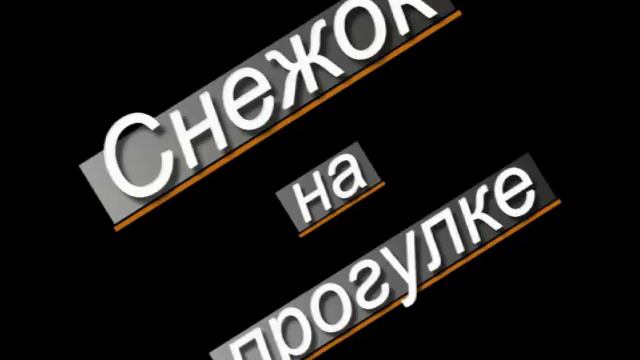 Снежок на прогулке смотреть онлайн