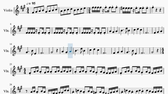 Violin Sheet Music: How to play Departure To The Front (Naruto) by Yasuharu Takanashi смотреть онлайн