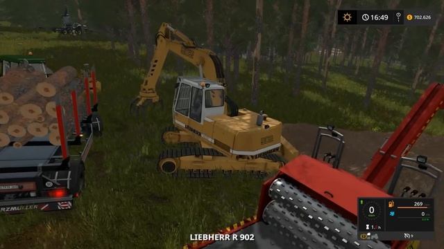 Farming Simulator 17 - Forestry and Farming on Woodshire 030 смотреть онлайн