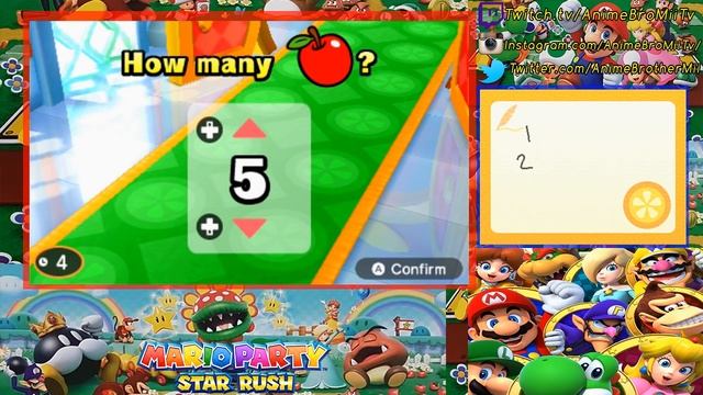 ABM: Mario Party Star Rush!! Walkthrough # 2 World 1-2 HD смотреть онлайн