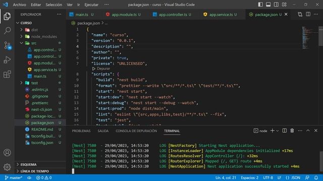 NEST: Solución - error de script en la terminal de Visual Studio Code - parte 4 смотреть онлайн