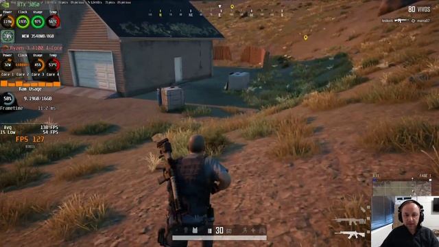 PUBG full hd qualidade baixa Ryzen 3 4100 e RTX 3050 8GB смотреть онлайн