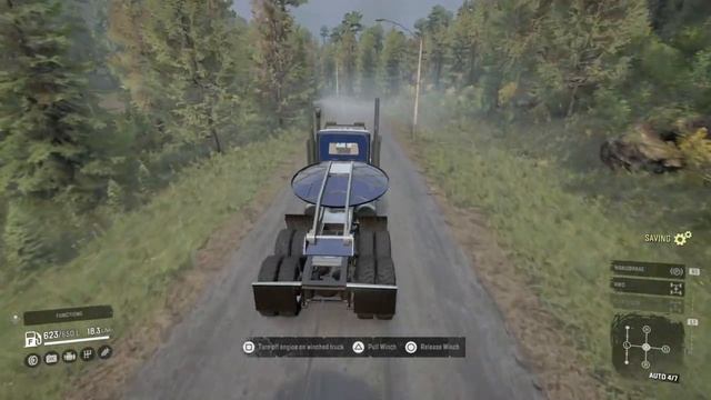 SnowRunner Pine Valley Map смотреть онлайн