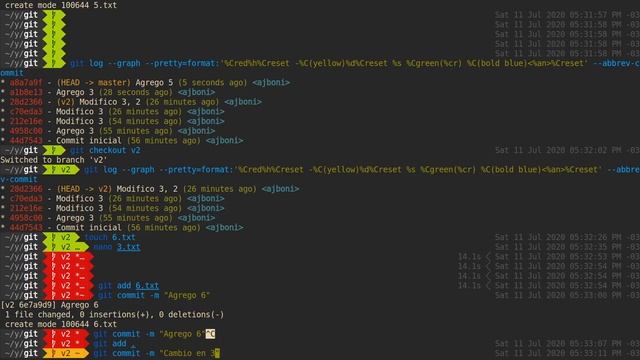 git en 3' - Merge de ramas смотреть онлайн