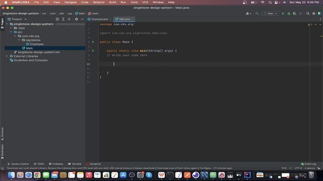 Singleton design pattern in java смотреть онлайн