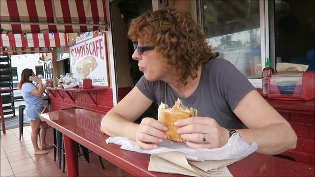 The Original Sandy’s Café at the M&M Laundromat | Key West 🥪👀 смотреть онлайн