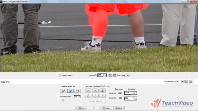 PaintShop Pro X4. Урок 15. Как удалить объекты без следа