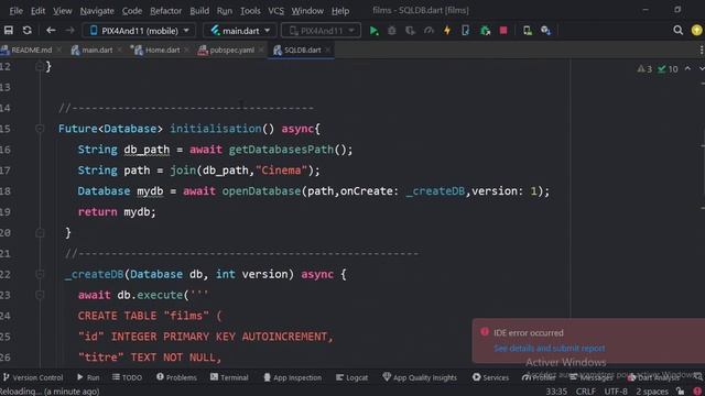 Flutter SQFLITE CRUD Operations - part 01 смотреть онлайн