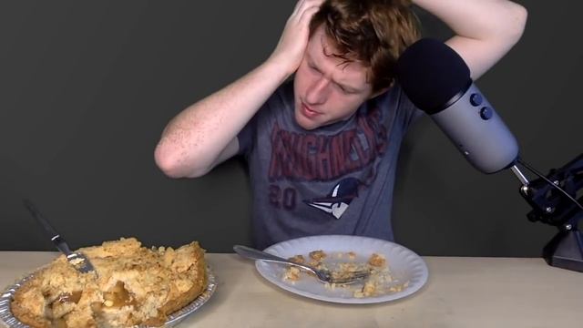 (ASMR) Dutch Apple Pie Dessert Mukbang