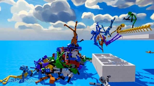 Fun with Ragdolls: Crazy & Satisfying Actions - Episode 19 смотреть онлайн