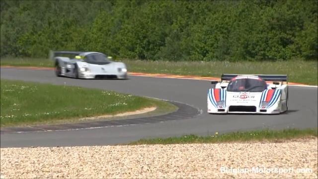 Sauber Mercedes C9 at Spa Classic 2012 смотреть онлайн