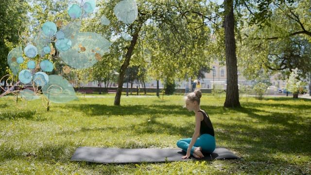 Утренняя йога для детей?♀️Простые позы йоги на природе?♀️Видеоуроки йоги для начинающих смотреть онлайн