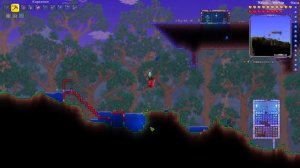 Дюп воды в Terraria 1.4 без блоков