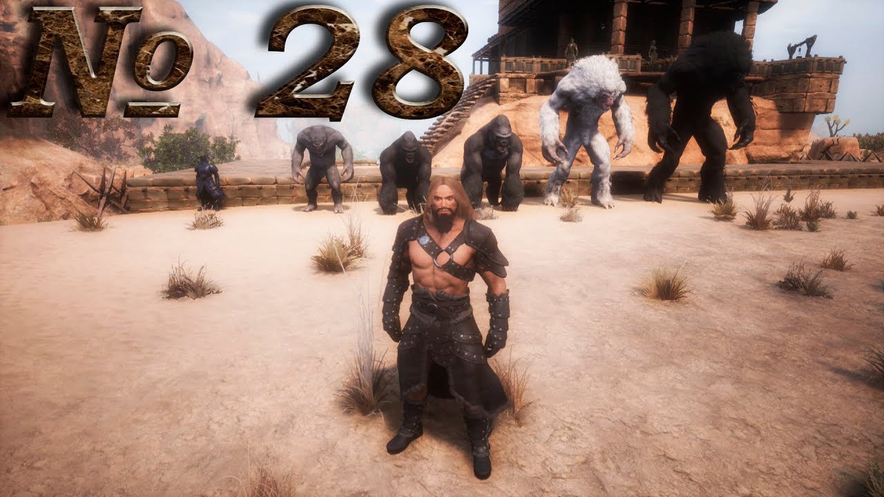 Conan Exiles (прохождение) №28: "Камень Кары (Сердце песков) / Дары Ханумана" смотреть онлайн