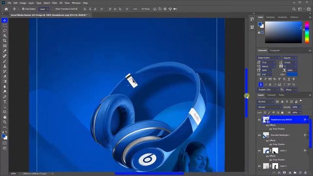 Product Flyer Design | E-Commerce Post |Photoshop Tutorial смотреть онлайн