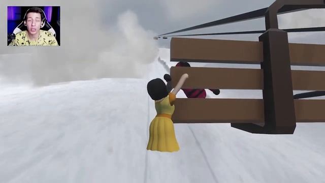 ИГРА В КАЛЬМАРА на СНОУБОРДАХ! ПОПРОБУЙ ДОГОНИ за 5 00 МИНУТ! HUMAN FALL FLAT смотреть онлайн