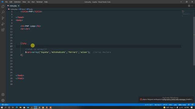 34 php bangla tutorial for beginners | php8 bangla tutroial | What is an array in php смотреть онлайн
