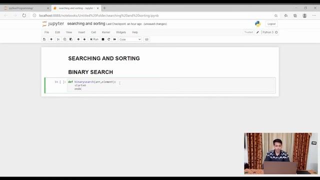BINARY SEARCH IN PYTHON || JUPYTER NOTEBOOK смотреть онлайн