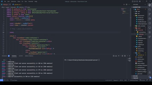 Video Streaming Website Tutorial Next JS + Node JS | Making Custom Video Player | Part 26 смотреть онлайн