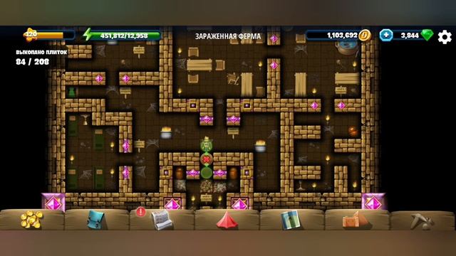 Diggy`s Adventure. Египет. Зараженная ферма. смотреть онлайн