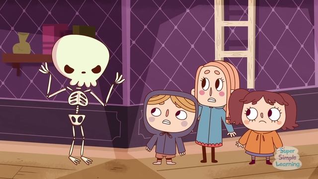 Go Away, Spooky Goblin! | Spooky Simple Song смотреть онлайн