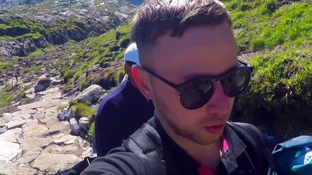 КАК ПОДНЯТЬСЯ НА КЬЕРАГБОЛТЕН, НОРВЕГИЯ ч.2 KJERAGBOLTEN NORWAY смотреть онлайн