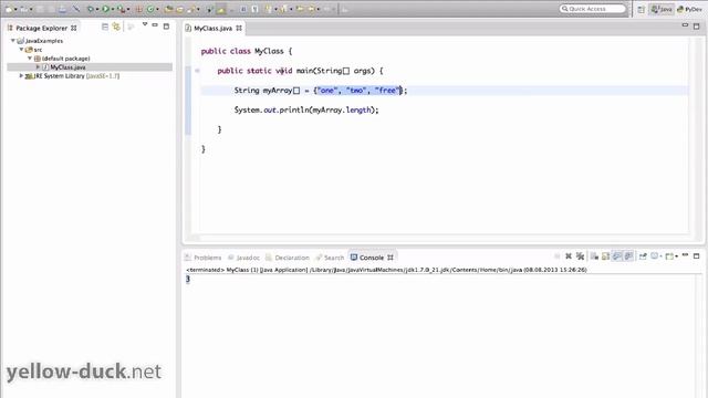 Работа с массивами в Java. Типы и объявление массивов. HashMap. смотреть онлайн