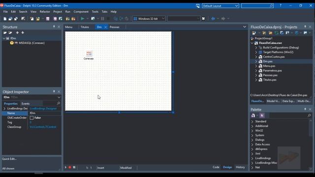 Fluxo de Caixa 09 - Delphi estabelecendo conexão com SQLServer смотреть онлайн