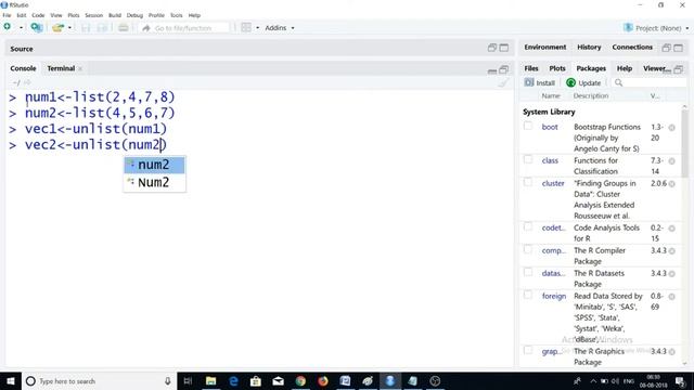 R Programming Tutorial #7: List to Vector Conversion смотреть онлайн