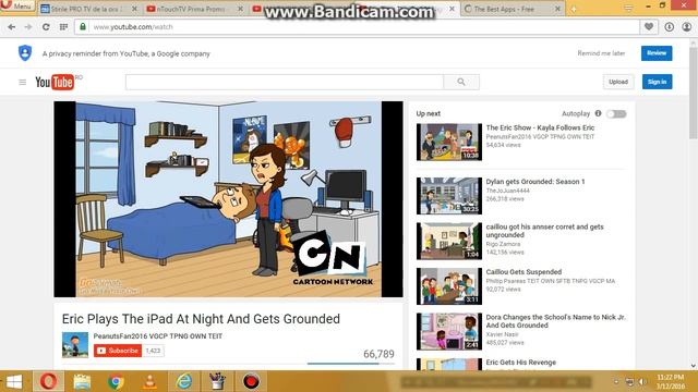 My React Episodte to The Eric Show on Cartoon Network смотреть онлайн