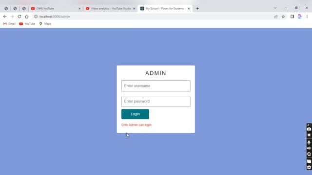 React SCHOOL MANAGEMENT SYSTEM 2 || REACT JS ||DEMO #reactjs #react #programmer #manager #googleads смотреть онлайн