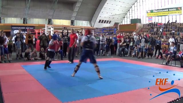 Бой 2 раунд 1. Саньда. 05.12-15. Чемпионат Европы по кунгфу смотреть онлайн