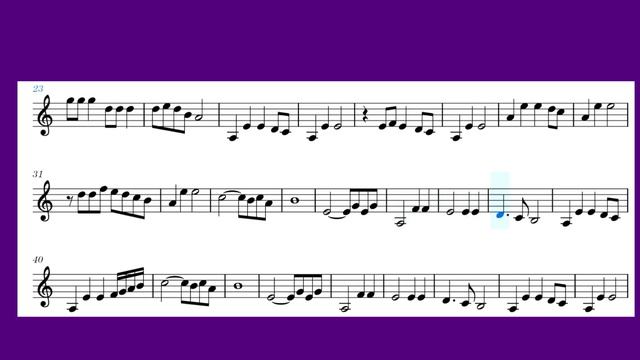 Duncan Laurence - Arcade for violine solo (ноты для скрипки) смотреть онлайн